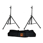 MR DJ SS-650PKG Speaker Pro Audio Stand Package Kit with Carrying Bag