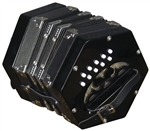 Trinity College AP-1120 Anglo-Style 20-Button Concertina - Black w/ Bag
