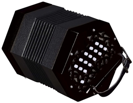 Trinity College AP-1130 Anglo-Style 30-Button Concertina - Black w/ Bag
