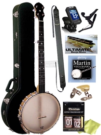 Gold Tone BC-350 Bob Carlin Signature Open Back Banjo Package