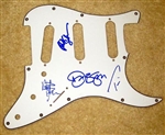 Bon Jovi Signed Autographed Strat Style Electric Guitar Pickguard 100% Authentic - Signed by Band