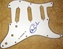 Eric Clapton Autographed Strat Style Electric Guitar Pickguard 100% Authentic