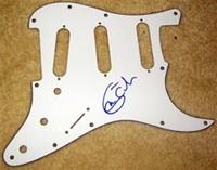Eric Clapton Autographed Strat Style Electric Guitar Pickguard 100% Authentic