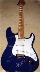 The Eagles Autographed Electric Strat Guitar Don Henley Authentic