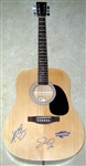 Jonas Brothers Autographed Acoustic Guitar - Signed by Kevin, Joe, Nick