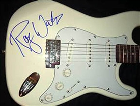 Roger Waters of Pink Floyd Autographed Strat Style Electric Guitar 100% Authentic