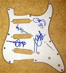 U2 Bono Signed Autographed Strat Style Electric Guitar Pickguard 100% Authentic - Signed by Band