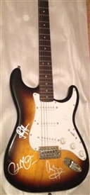 Buy Led Zeppelin Autographed Electric Strat Style Guitar Page Plant 100% Authentic