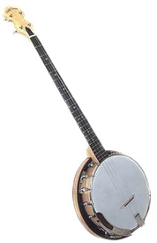 Gold Tone Cripple Creek CC-Plectrum 4 String Maple Resonator Banjo