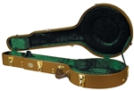 Superior CD-2536 Deluxe Archtop Openback Banjo Case - Brown