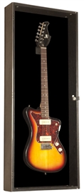 Guardian CG-DISP1 Electric Guitar Shadow Box Display Case Black