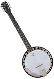 Deering Boston B-6 6 String Professional Banjo Banjitar Guitar. Free Case, Setup and Shipping!