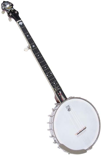 Deering Vega Dragon Star 5 String Open Back Banjo. FREE setup