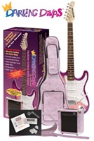 Darling Divas DD950 Girls Electric Guitar Amp Bag Package - Complete Starter Combo