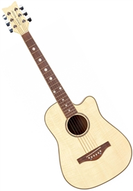 Daisy Rock Wildwood 14-6261 3/4 Size Short Scale Acoustic Guitar Bleach Blonde