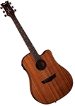 Dean AXS Series Drednought Cutaway Acoustic-Electric Guitar - Mahogany AX DCE MAH