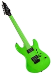 Dean Custom Zone Solid Body Electric Guitar with 2 Humbuckers in Florescent Green