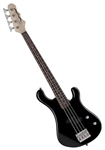 Dean Hillsboro Junior 3/4 Size Electric Bass Guitar in Classic Black