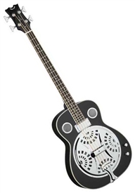 Dean RES BASS CBK Acoustic Electric Resonator Bass Guitar Classic Black