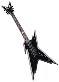 Dean Dime RZR DB CBK Razorback DB Electric Guitar - Classic Black
