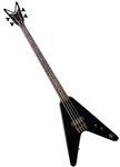 Dean V Metalman 4 String Electric Bass Guitar - Black VM