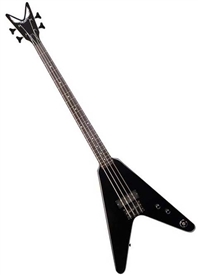 Dean V Metalman 4 String Electric Bass Guitar - Black VM