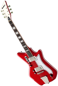 Airline '59 2P Custom Solid Body Retro Electric Guitar - Red