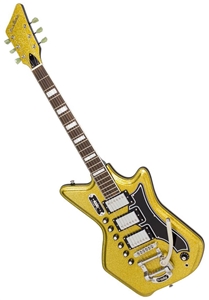 Airline '59 3P Custom Solid Body Retro Electric Guitar - Gold