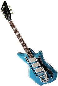 Airline '59 3P Custom Solid Body Retro Electric Guitar G. Love Black and Blue