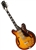 Airline H77 1960's Harmony Tribute Hollowbody Electric Guitar - Honeyburst