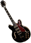 Airline H77 1960's Harmony Tribute Hollowbody Electric Guitar - Black