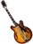 Airline H78 1960's Harmony Tribute Hollowbody Electric Guitar - Bigsby Tailpiece - Honeyburst
