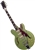 Airline H78 1960's Harmony Tribute Hollowbody Electric Guitar - Bigsby Tailpiece - Matte Green