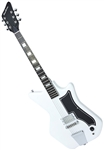 Eastwood Airline Jetsons Jr. 6-String Solid Body Electric Guitar - White