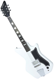 Eastwood Airline Jetsons Jr. 6-String Solid Body Electric Guitar - White