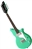 Airline 8-String Electric Mandola - Seafoam Green, Black