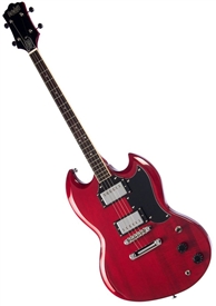 Eastwood Astrojet Tenor 4-String Solid-Body Dual Humbucker Electric Guitar w/ Gig Bag