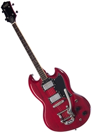 Eastwood Astrojet Tenor DLX 4-String Solid-Body Electric Guitar w/ Bigsby Tailpiece and Gig Bag