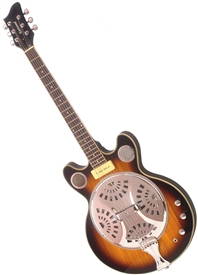 Eastwood Delta 6 Electric Dobro Resonator Guitar Sunburst, Black or Seafoam Green