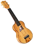 Eddy Finn EF-24-S Spalted Maple Soprano Ukulele Uke