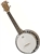 Eddy Finn EF-BU2F Deluxe Resonator Banjo Uke Banjolele w Bag