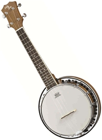 Eddy Finn EF-BU2F Deluxe Resonator Banjo Uke Banjolele w Bag