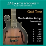 Gold Tone FGS 6-String Mandolin String Set Custom Guage .008-.042 - Light