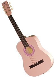 Indiana Filly 36" 3/4 Size Kids Jr. Pink Steel String Acoustic Guitar w/ Bag