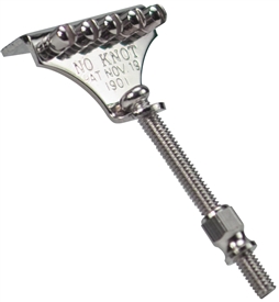 Golden Gate P-115 No-Knot Style Banjo Tailpiece - Nickel