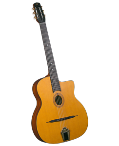 Cigano GJ-10 Oval Hole Solid Top Gypsy Jazz Guitar