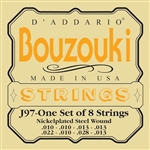 D'Addario J97 Greek Bouzouki 8-String Nickel Wound Strings Set