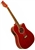 Kona K1ETRD Dreadnought Cutaway Acoustic/Electric Guitar - Trans Red