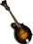 Kentucky KM-750 Deluxe All Solid German Spruce Top F-Model Mandolin - Sunburst