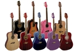 Kona K1 Dreadnought Cutaway Acoustic Guitar 10 Colors and Left Handed Available